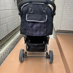 2人乗り　ベビーカーの画像