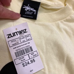 レア　新品未使用OLD STUSSY surfman tee shirt ステューシーの画像