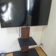ジャンク品　GREENHOUSE　50型液晶テレビ＆テレビ台の画像