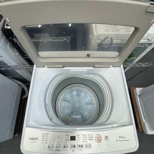 未使用 洗濯機 AQUA 2024年 6K