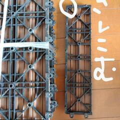 ウッドパネル ジョイントパネル 人工芝1枚 敷石の画像