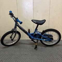 東460 KICKER GRANDE(キッカーグランデ) トレーニング用バイク ガンメタブルー 16型 3~6歳 幼児向け自転車  の画像