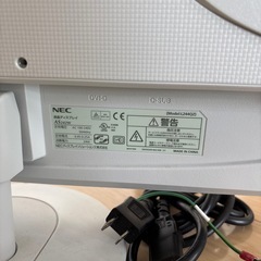 NEC 24型ワイド　
液晶ディスプレイ　液晶モニターの画像