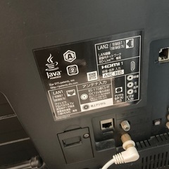 画面割れのテレビの画像