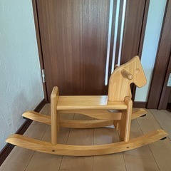 木馬　乗り物　子供おもちゃの画像