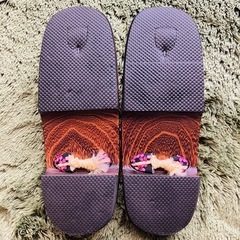 桜柄の下駄Mサイズくらいの画像