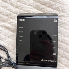 NEC Aterm WG1200HS 無線LANルーター★WiFiルーターの画像
