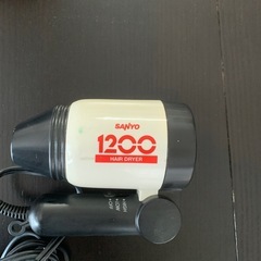 ヘアドライヤー　SANYO　TOURIST 　HD-1250N　国内・海外用の画像