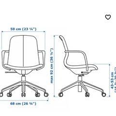 IKEAキャスターチェアの画像