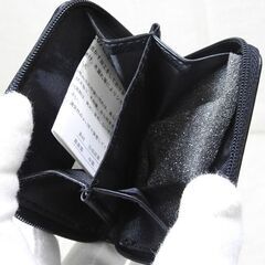 ☆ファスナー付 小銭入れ ブラック【未使用】の画像