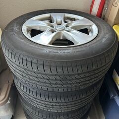 ニッサン　日産　エクストレイル　エルグランド　セレナ　16インチ　ホイール＆タイヤ　4本セット　山9の画像