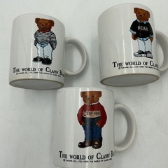 THE WORLD OF CLASSY BEAR マグカップ5個セットの画像
