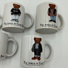 THE WORLD OF CLASSY BEAR マグカップ5個セットの画像