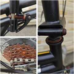 中古自転車 6段変速 20インチ 折り畳み 軽整備済み 防犯登録対応 町田市 相模原市 MM805の画像