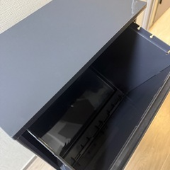 ゴミ箱2段 ペダル 縦型 40L 蓋付きの画像