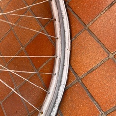 【取引中】自転車　ジャンク品　前輪パンクの画像