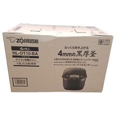 【新品・未使用】象印 ZOJIRUSHI 炊飯器 5.5合 極め炊き (NL-DT10)　色：ブラック　の画像