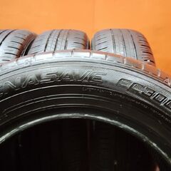 DUNLOP ENASAVE EC300+ 185/65R15 15インチ 夏タイヤ 4本 22年製 バリ溝 ノート フリード イスト アクア シエンタ ティーダ等　(KTE324)の画像