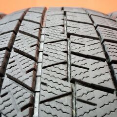 DUNLOP WINTER MAXX WM02 185/60R16 16インチ スタッドレス 4本 23年製 バリ溝 フィット アクア ノートe-POWER ラクティス等　(KTF315) の画像
