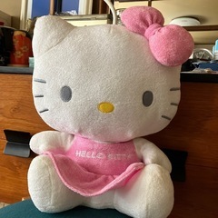 レア　特大　ハローキティ　40センチ　大きいぬいぐるみの画像