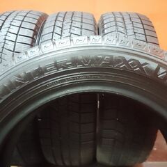 DUNLOP WINTER MAXX WM03 185/60R16 16インチ スタッドレス 4本 23～24年製 バリ溝 フィット アクア ノートe-POWER ラクティス等　(KTE327)の画像