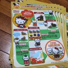 新品　レア　キティちゃん×宮崎牛　クリアファイル　５０枚の画像