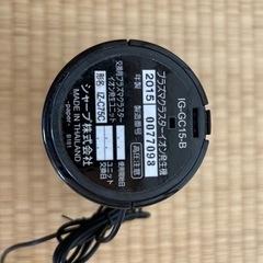 SHARP製 プラズマクラスターイオン発生機 IG-GC15-Bの画像
