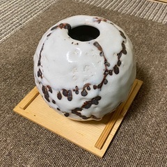 志野 小三郎 花瓶 昭和 レトロ アンティークの画像