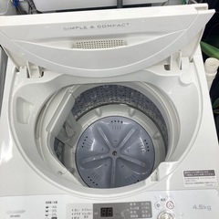 【トレファク高槻店】安心の6ヶ月間保証！取りに来られる方限定！SHARP（シャープ）の全自動洗濯機のご紹介です！の画像