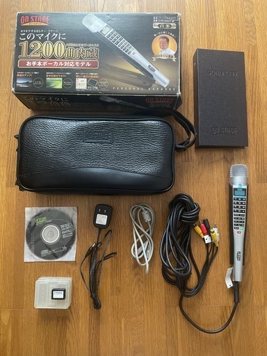 【未使用】オンステージ パーソナルカラオケ Z-PK1200G 1200曲内蔵 極美品】カラオケ オンステージ Z-PK1200G 1200曲内蔵