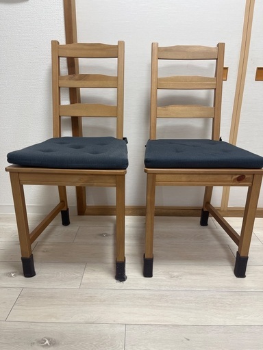 【良品】イケア　JOKKMOKK　2脚セット　木製チェア アンティークチェア Amazon｜IKEA JOKKMOKK チェア アンティークステイン