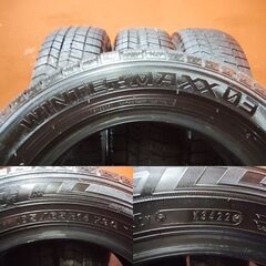 DUNLOP WINTER MAXX WM03 165/65R14 14インチ スタッドレス 4本 22年製 バリ溝 タンク トール パッソ ルーミー ソリオ デリカD:2等(KTF320)の画像