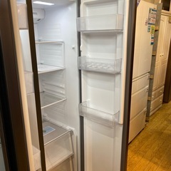 8/10値下げしました！⭐️高年式⭐️2024年製 AQUA 475L冷蔵庫 AQR-SB48R ショーケーススタイル パノラマオープン タッチパネル No.6759 KEの画像