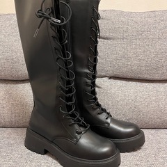 新品未使用 GU ロングブーツ　XXL 25.5cmの画像