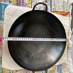 キャンプ🏕️ガス用🔥中華鍋🍲（受け渡し予定者決まりました。）の画像