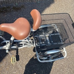 電動アシスト三輪車 21technology 21テクノロジー AOSL203 ピュアシルバー の画像