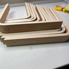 木製棚受け6組12本の画像