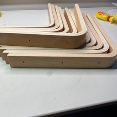 木製棚受け6組12本の画像