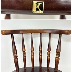 キツツキ 飛騨産業 椅子 チェア ダイニングチェア アンティーク レトロ の画像