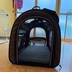 ペット　キャリーバッグ　【美品】
アイリスオーヤマの画像