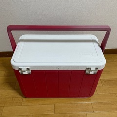 クーラーボックス コールマン 赤の画像