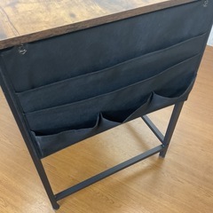 SALE☆【リユース☆エコちょっぷ】美品⭐︎引取限定！パソコンデスクオフィスデスクラック付きシンプルデザイン収納袋付きの画像