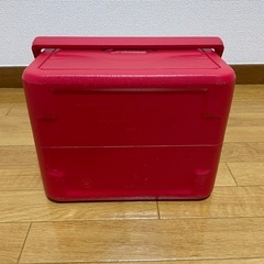 クーラーボックス コールマン 赤の画像