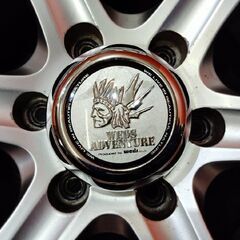 Weds ADVENTURE アドベンチャー 社外ホイール 17インチ 4本 7.5J6HPCD139.7+23 ランクルプラド ハイラックス等 　(VHT103) の画像