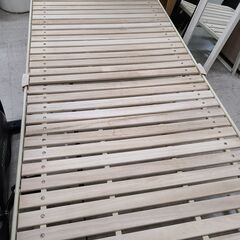 J1214　【リユースのサカイ柏店】　折りたたみすのこベッド　ATEX　クリーニング済み　の画像