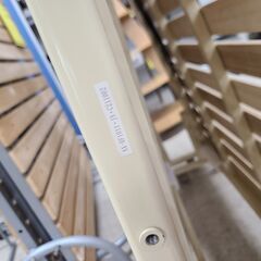 J1214　【リユースのサカイ柏店】　折りたたみすのこベッド　ATEX　クリーニング済み　の画像