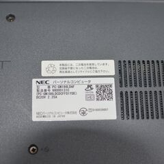 中古ノートPC NEC LAVIE core i7第8世代、SSD250GB、メモリ8GBの画像