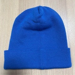 ホームレステイラー　ニット帽　ブルーの画像