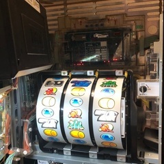 パチスロ実機　新吉宗　コイン500枚以上　スロット　家庭用電源の画像