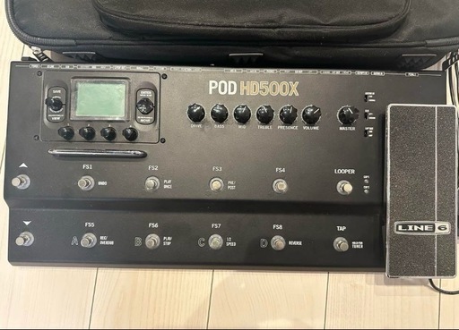 LINE6 POD HD500X ケース付き Amazon | Line 6 アクセサリー POD HD500 Carry Bag